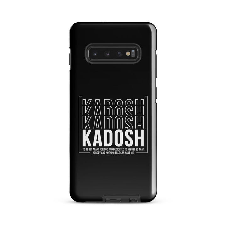 Christian Phone Case Kadosh Dedicated To His Use Black for Samsung® Samsung® Phone Cases Glossy Samsung Galaxy S10 Plus 