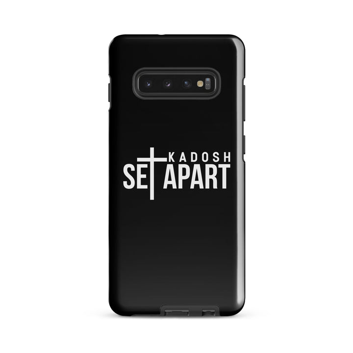 Christian Phone Case Set Apart Kadosh Black for Samsung® Samsung® Phone Cases Glossy Samsung Galaxy S10 Plus 