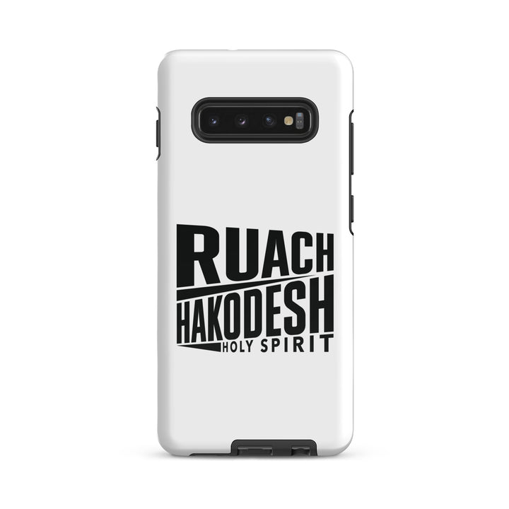 Christian Phone Case Ruach Hakodesh Holy Spirit White for Samsung® Samsung® Phone Cases Glossy Samsung Galaxy S10 Plus 