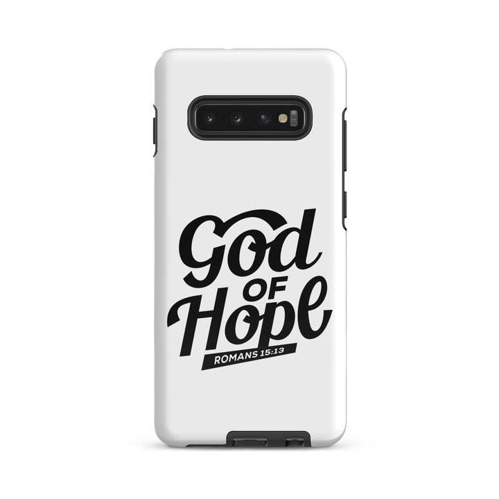 Christian Phone Case God of Hope White for Samsung® Samsung® Phone Cases Glossy Samsung Galaxy S10 Plus 