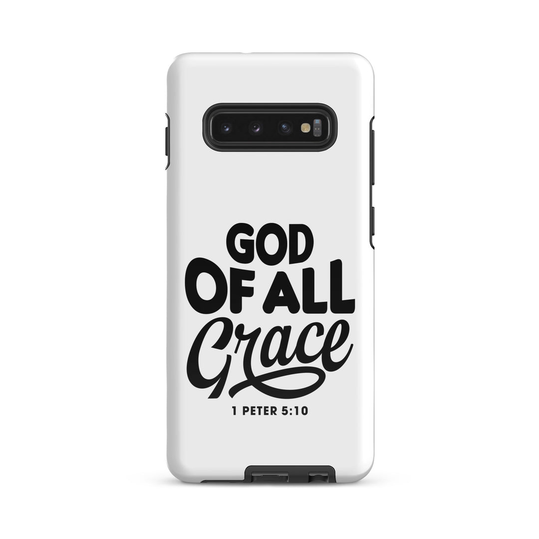 Christian Phone Case God of All Grace White for Samsung® Samsung® Phone Cases Glossy Samsung Galaxy S10 Plus 