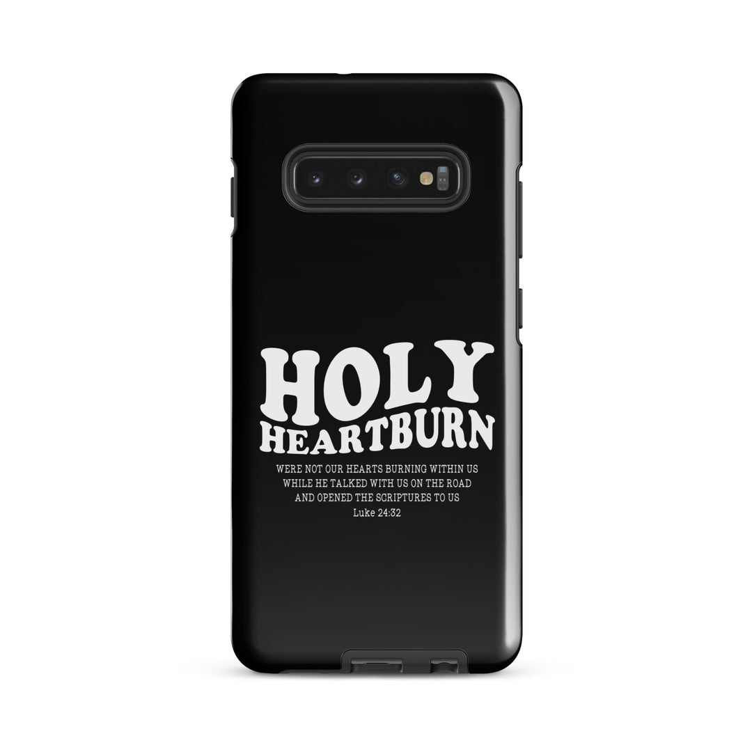 Christian Phone Case Holy Heartburn Black for Samsung® Samsung® Phone Cases Glossy Samsung Galaxy S10 Plus 