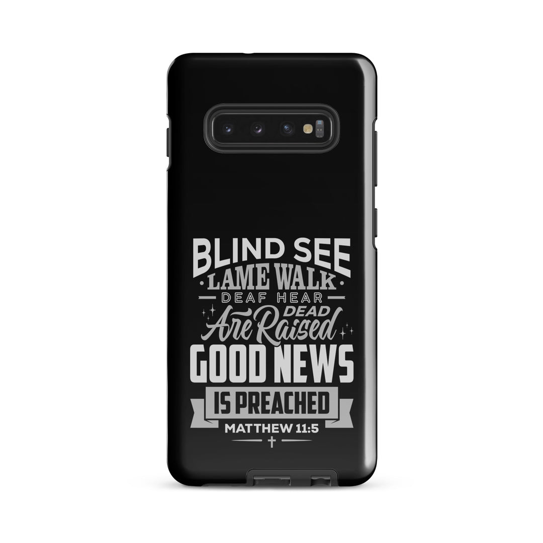 Christian Phone Case Go and Tell John Black for Samsung® Samsung® Phone Cases Glossy Samsung Galaxy S10 Plus 