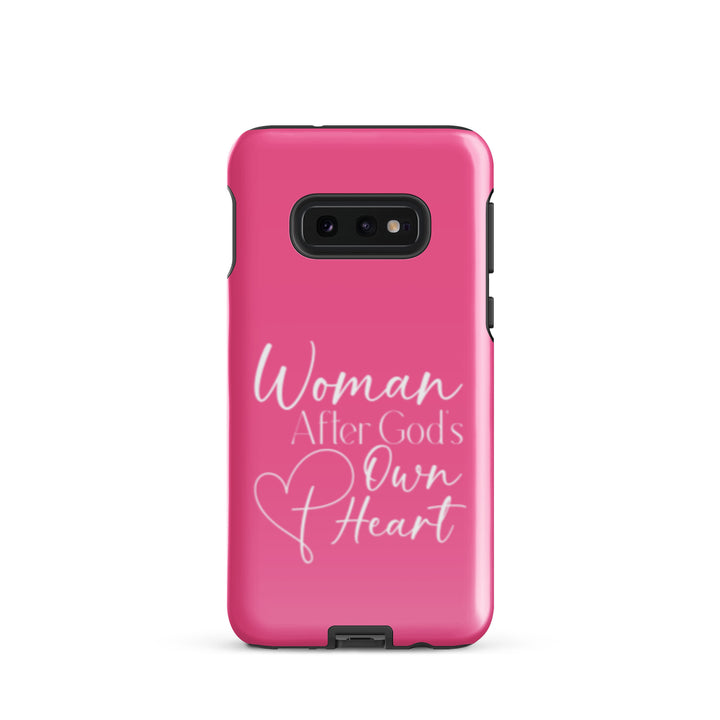 Christian Phone Case Woman After God's Heart for Samsung® Samsung® Phone Cases Glossy Samsung Galaxy S10e 