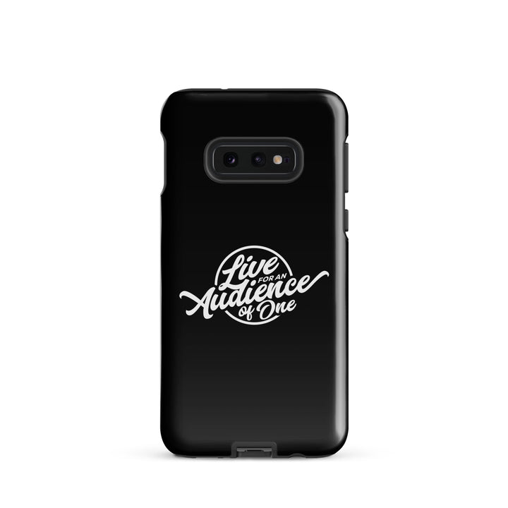 Christian Phone Case Audience of One Black for Samsung® Samsung® Phone Cases Glossy Samsung Galaxy S10e 