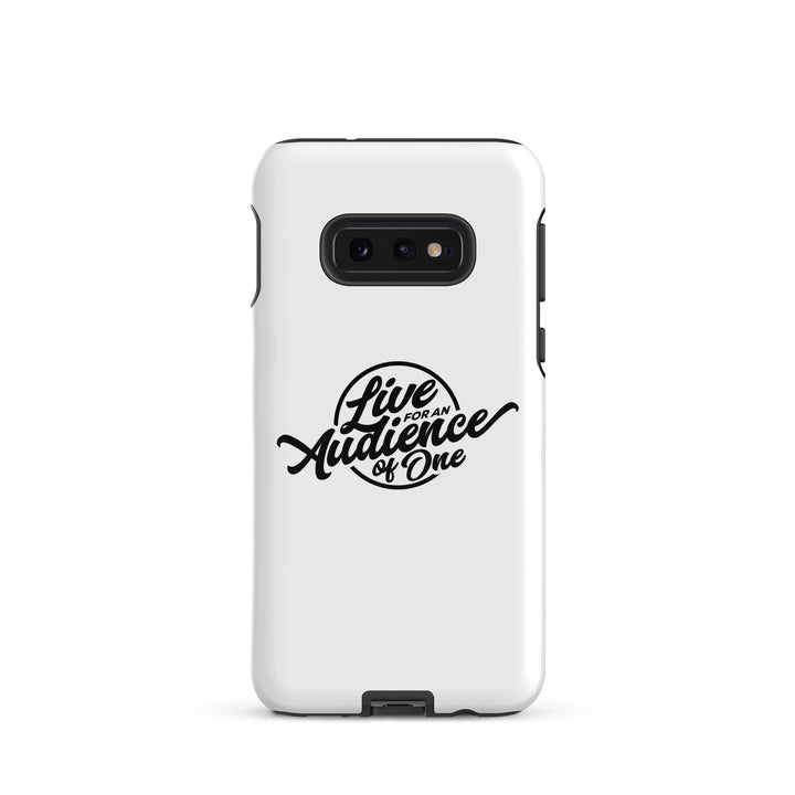 Christian Phone Case Audience of One White for Samsung® Samsung® Phone Cases Glossy Samsung Galaxy S10e 