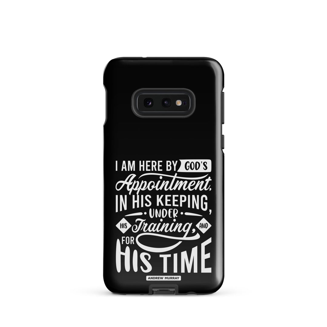 Christian Phone Case His Time Black for Samsung® Samsung® Phone Cases Glossy Samsung Galaxy S10e 