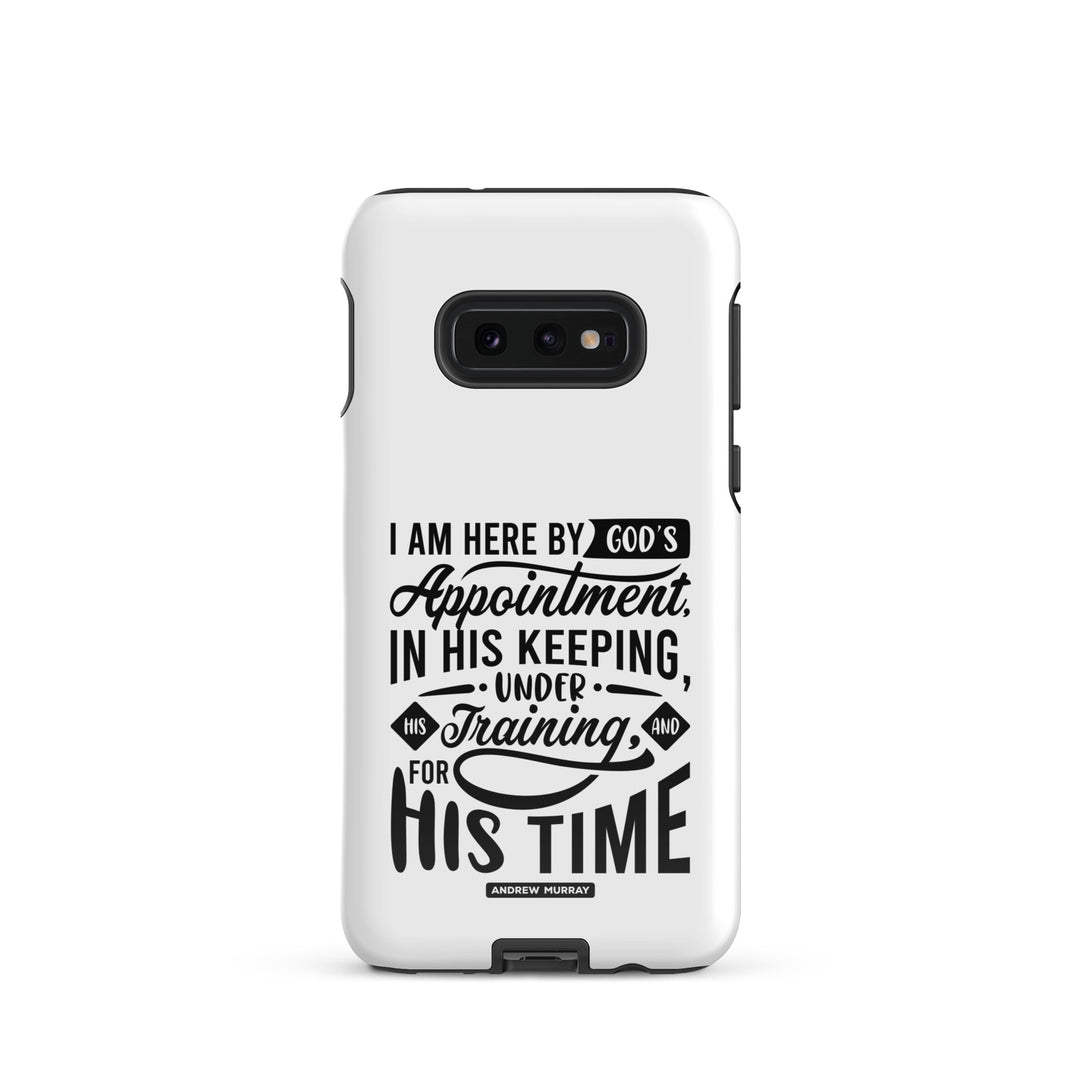 Christian Phone Case His Time White for Samsung® Samsung® Phone Cases Glossy Samsung Galaxy S10e 