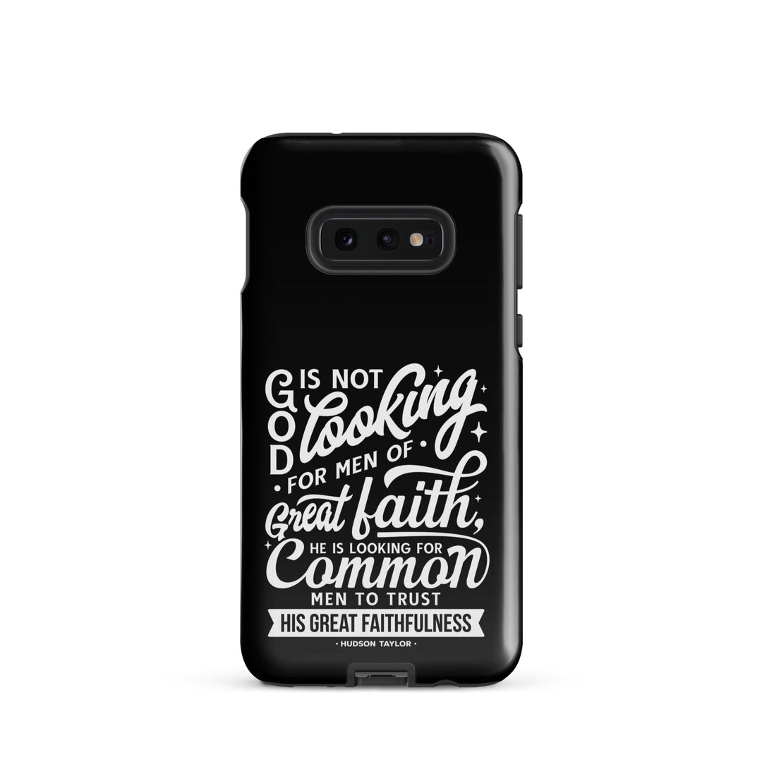 Christian Phone Case Common Men Black for Samsung® Samsung® Phone Cases Glossy Samsung Galaxy S10e 