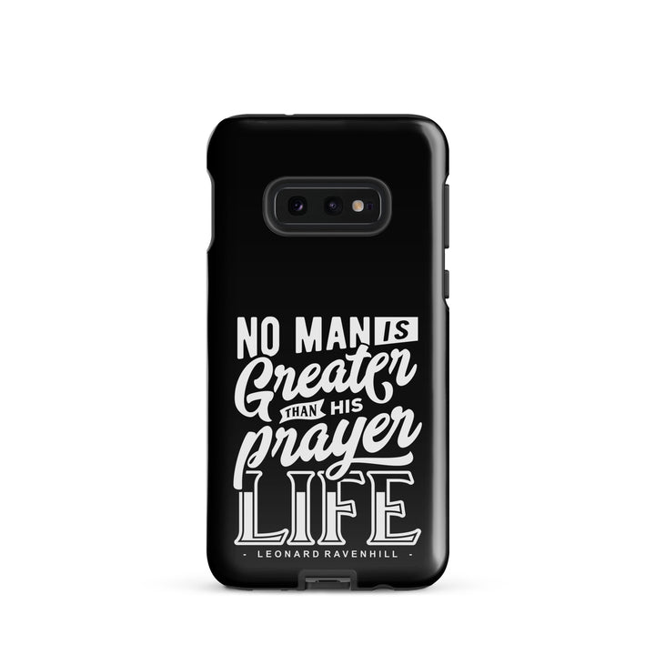 Christian Phone Case Prayer Life Black for Samsung® Samsung® Phone Cases Glossy Samsung Galaxy S10e 