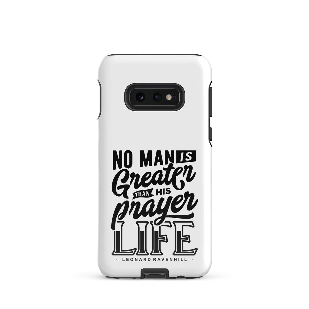 Christian Phone Case Prayer Life White for Samsung® Samsung® Phone Cases Glossy Samsung Galaxy S10e 