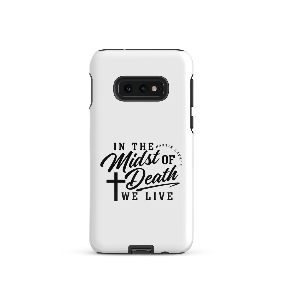 Christian Phone Case Midst of Death White for Samsung® Samsung® Phone Cases Glossy Samsung Galaxy S10e 