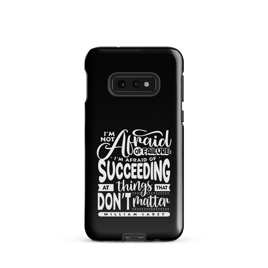 Christian Phone Case Things That Matter Black for Samsung® Samsung® Phone Cases Glossy Samsung Galaxy S10e 