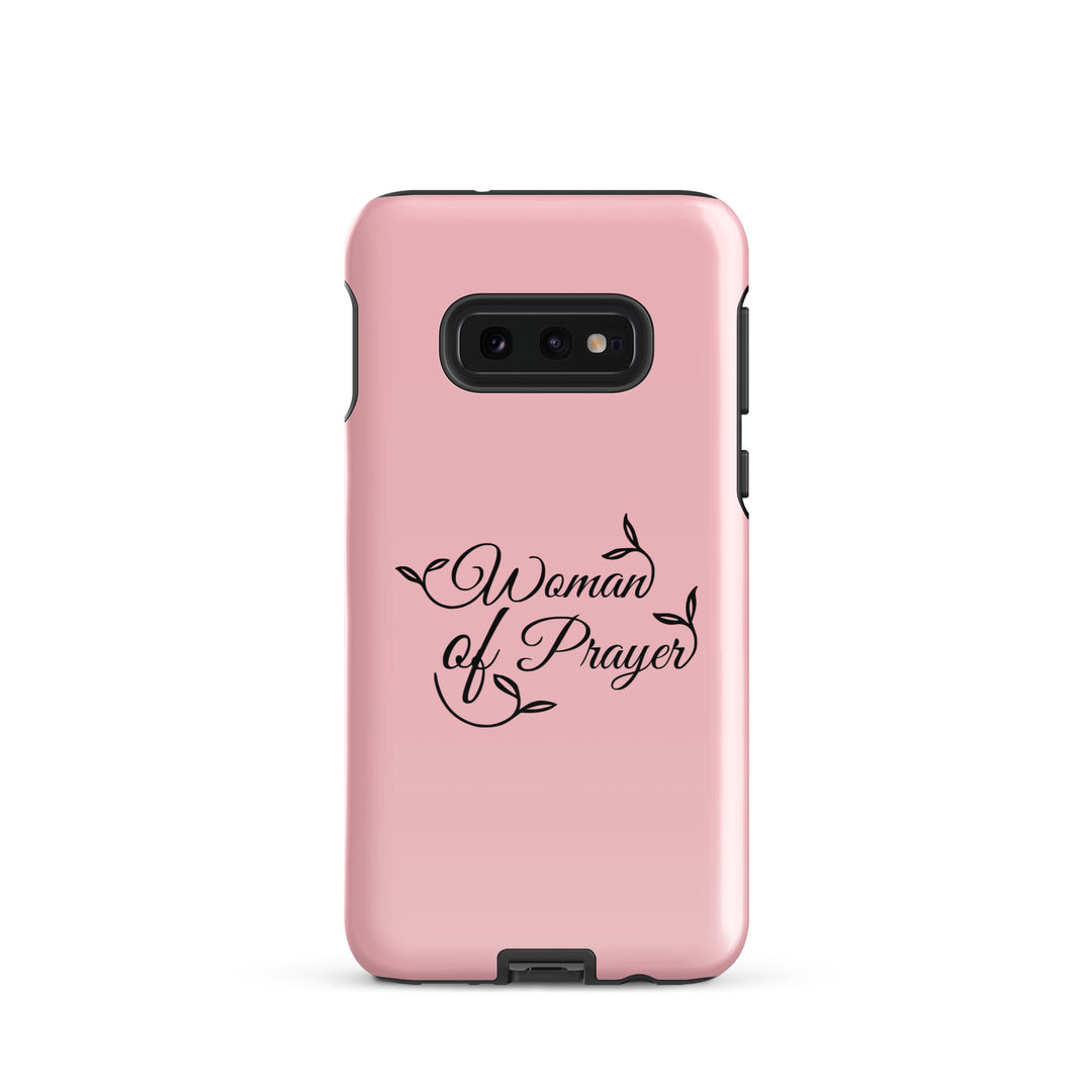 Christian Phone Case Woman of Prayer Pink for Samsung® Samsung® Phone Cases Glossy Samsung Galaxy S10e 