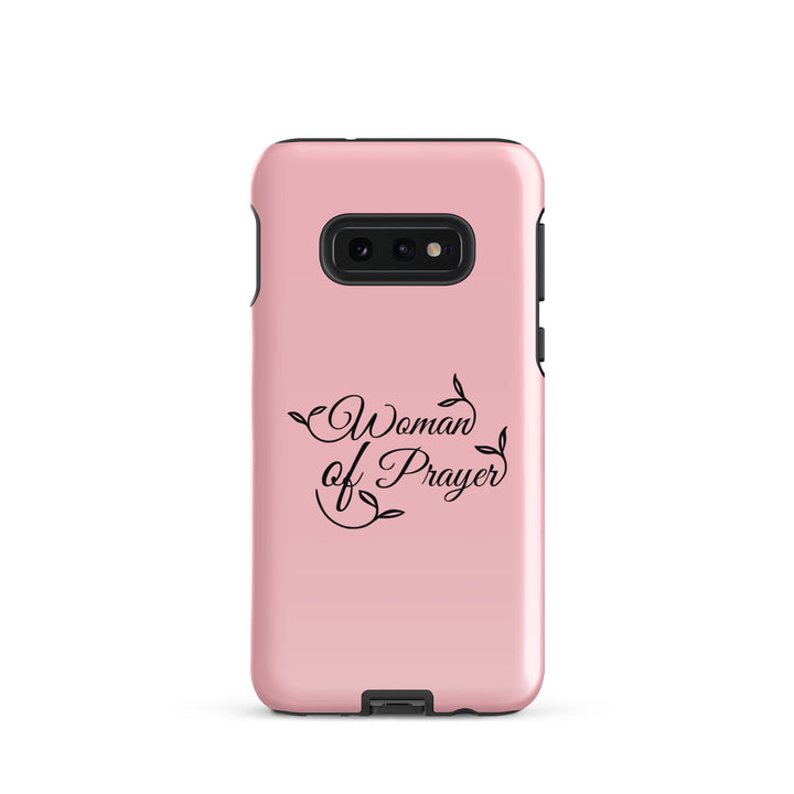 Christian Phone Case Woman of Prayer Pink for Samsung® Samsung® Phone Cases Glossy Samsung Galaxy S10e 