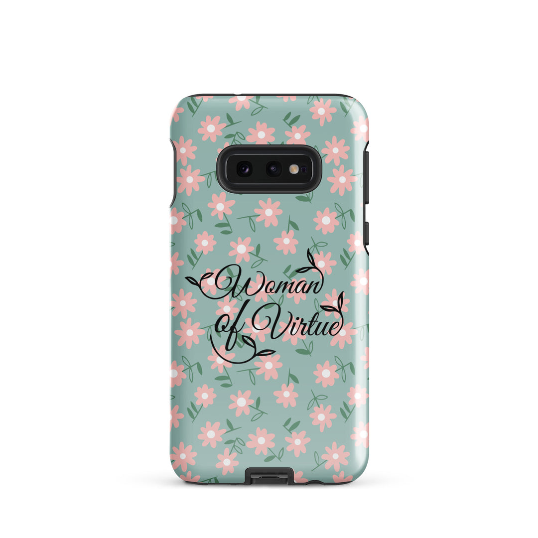 Christian Phone Case Woman of Virtue Daisy for Samsung® Samsung® Phone Cases Glossy Samsung Galaxy S10e 