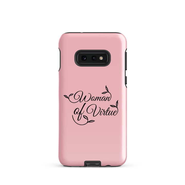 Christian Phone Case Woman of Virtue Pink for Samsung® Samsung® Phone Cases Glossy Samsung Galaxy S10e 