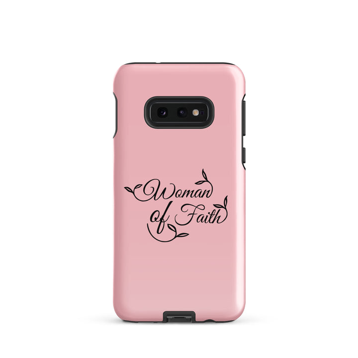 Christian Phone Case Woman of Faith Pink for Samsung® Samsung® Phone Cases Glossy Samsung Galaxy S10e 