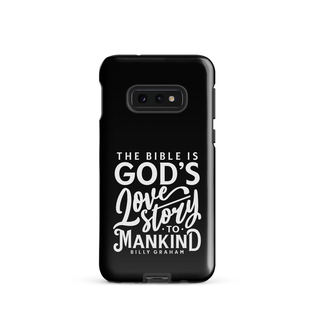 Christian Phone Case God's Love Story Black for Samsung® Samsung® Phone Cases Glossy Samsung Galaxy S10e 