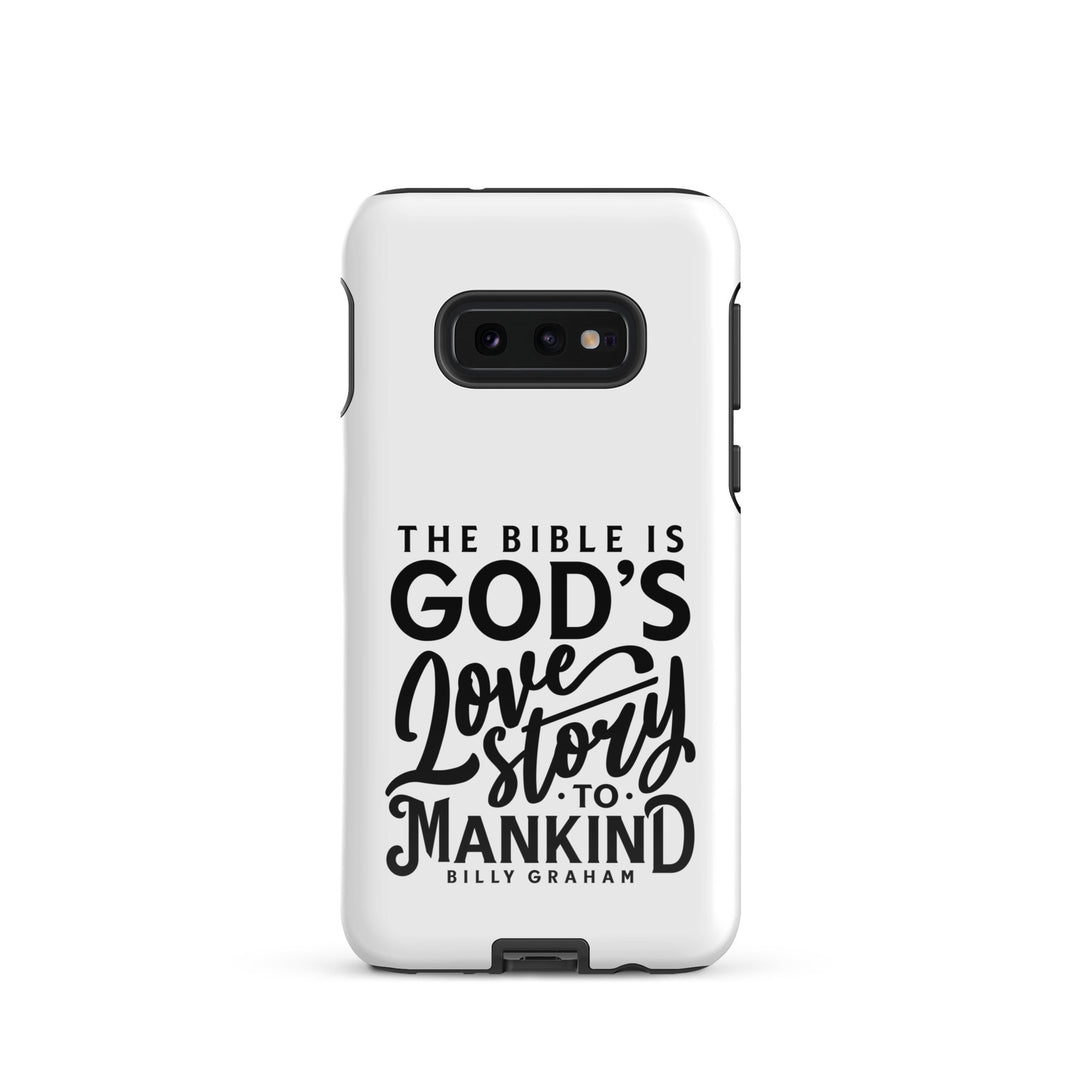 Christian Phone Case God's Love Story White for Samsung® Samsung® Phone Cases Glossy Samsung Galaxy S10e 