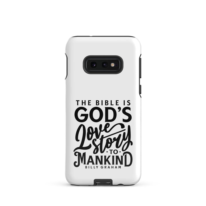 Christian Phone Case God's Love Story White for Samsung® Samsung® Phone Cases Glossy Samsung Galaxy S10e 