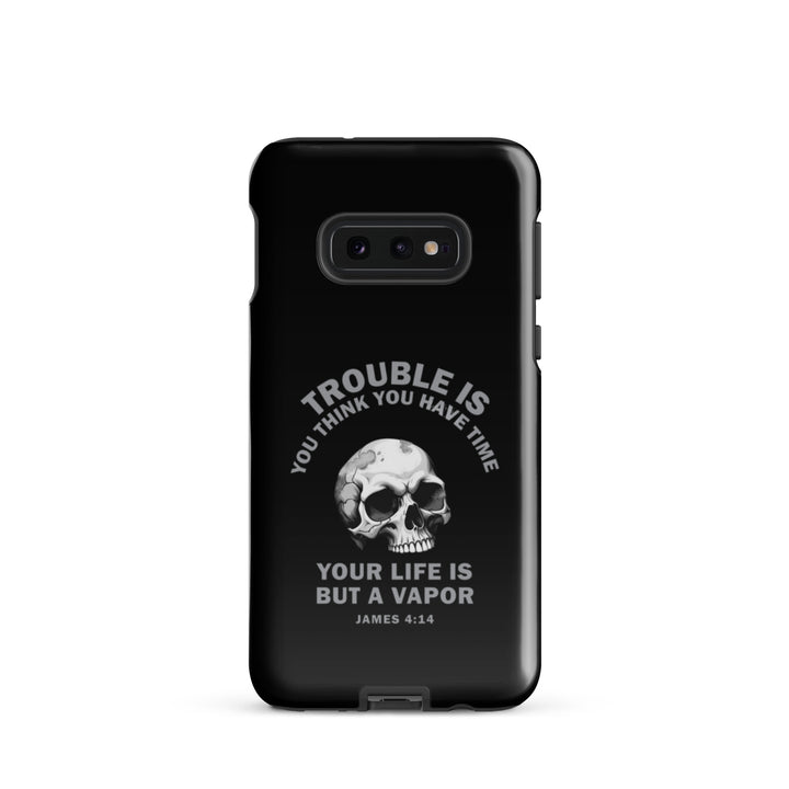 Christian Phone Case Life Is Vapor Black for Samsung® Samsung® Phone Cases Glossy Samsung Galaxy S10e 