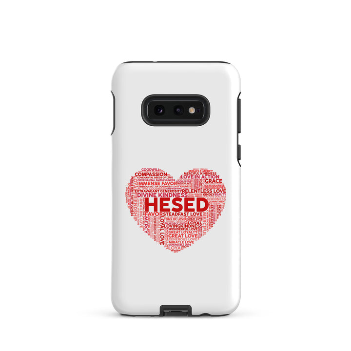 Christian Phone Case Hesed Heart White for Samsung® Samsung® Phone Cases Glossy Samsung Galaxy S10e 