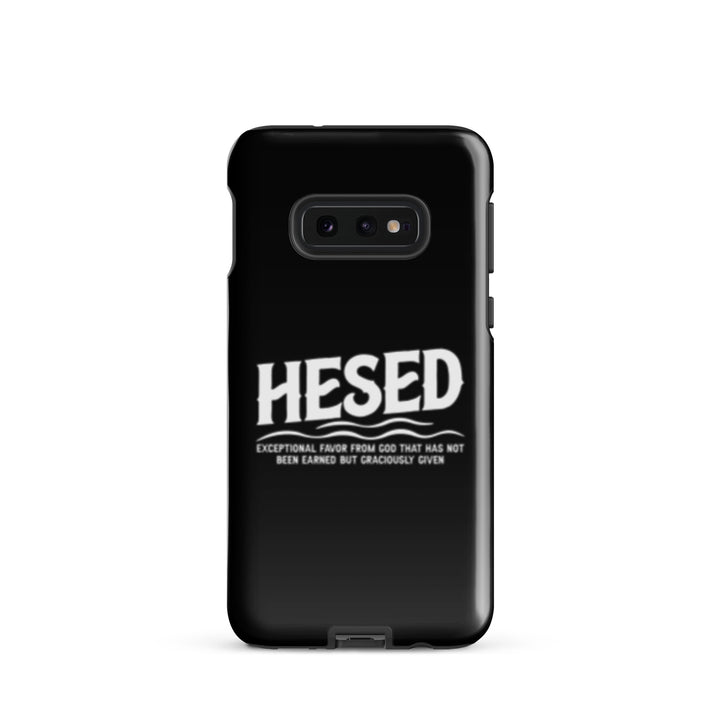 Christian Phone Case Exceptional Favor Black for Samsung® Samsung® Phone Cases Glossy Samsung Galaxy S10e 