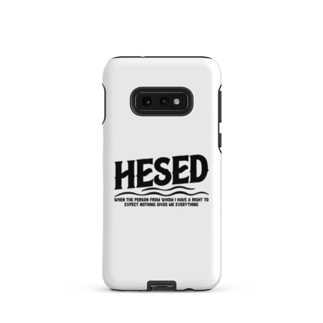 Christian Phone Case Hesed Everything White for Samsung® Samsung® Phone Cases Glossy Samsung Galaxy S10e 