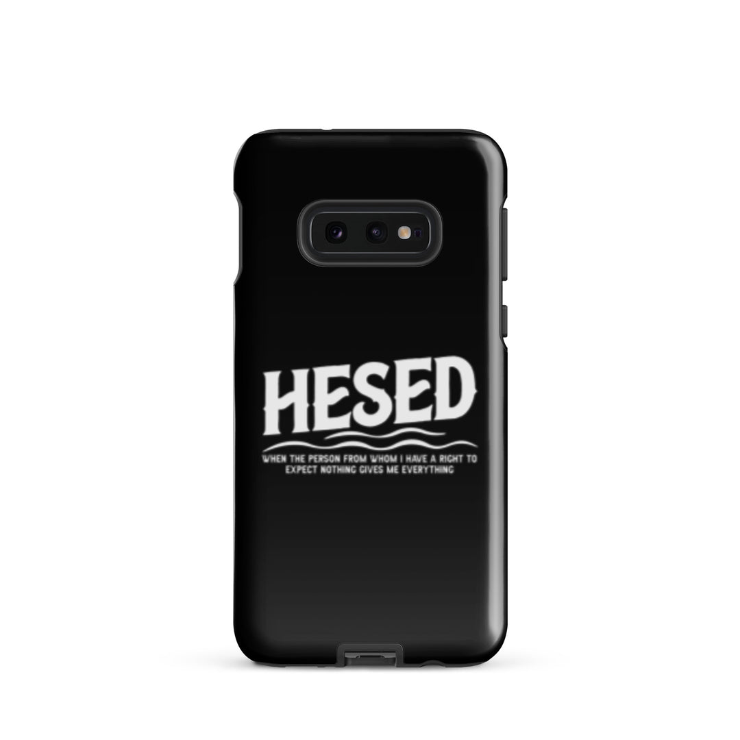 Christian Phone Case Hesed Everything Black  for Samsung® Samsung® Phone Cases Glossy Samsung Galaxy S10e 