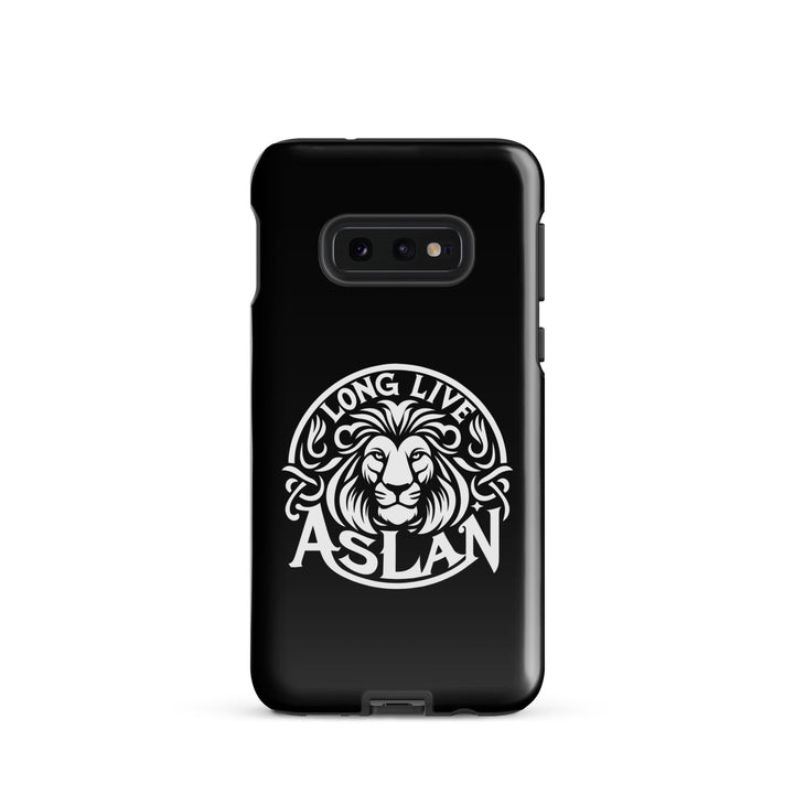 Christian Phone Case Long Live Aslan Black for Samsung® Samsung® Phone Cases Glossy Samsung Galaxy S10e 