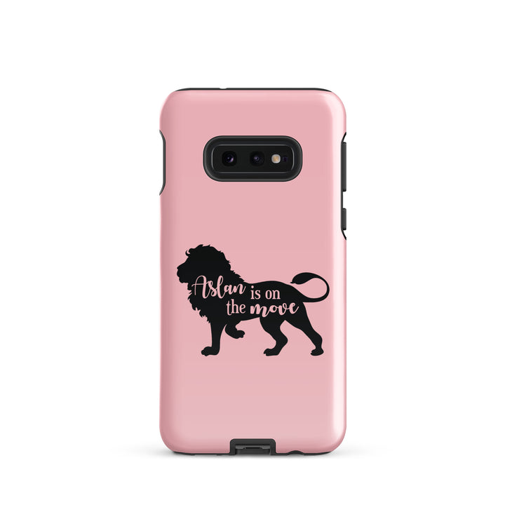 Christian Phone Case Aslan Is On The Move Pink for Samsung® Samsung® Phone Cases Glossy Samsung Galaxy S10e 