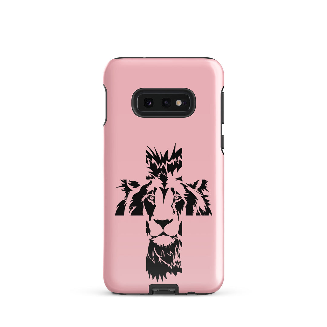 Christian Phone Case Aslan Cross Pink for Samsung® Samsung® Phone Cases Glossy Samsung Galaxy S10e 