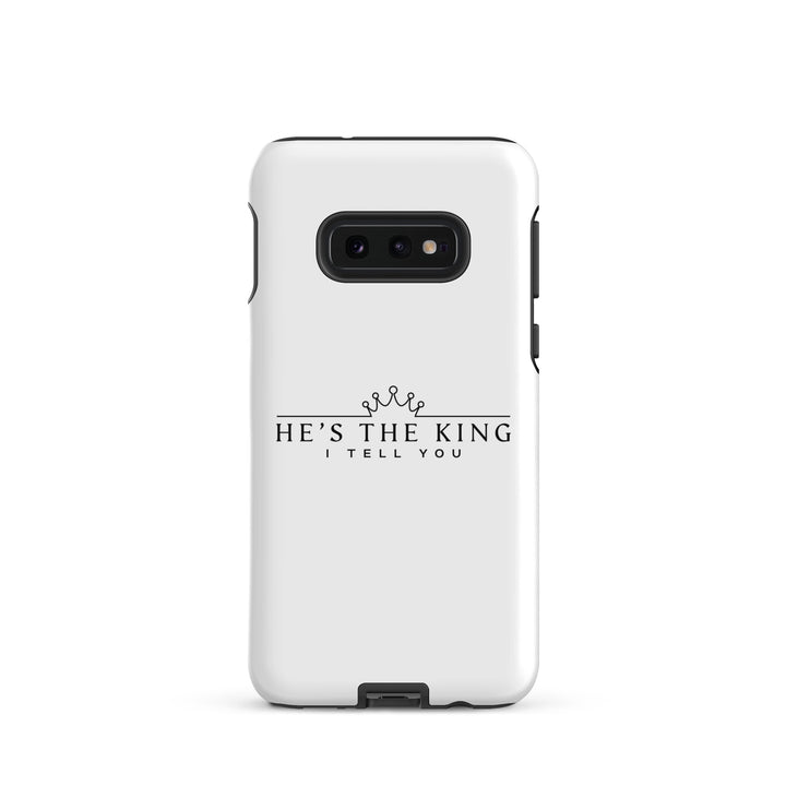 Christian Phone Case He's The King White for Samsung® Samsung® Phone Cases Glossy Samsung Galaxy S10e 