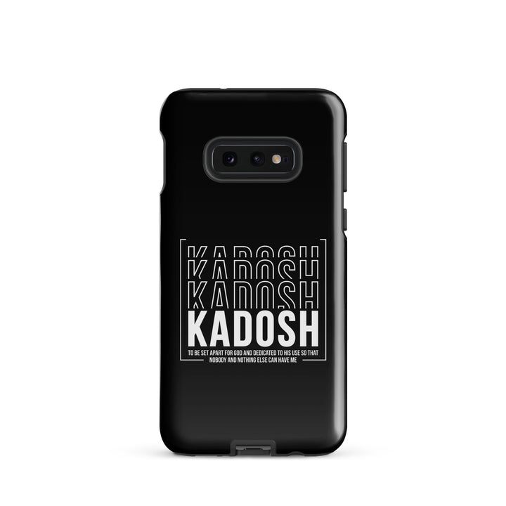 Christian Phone Case Kadosh Dedicated To His Use Black for Samsung® Samsung® Phone Cases Glossy Samsung Galaxy S10e 