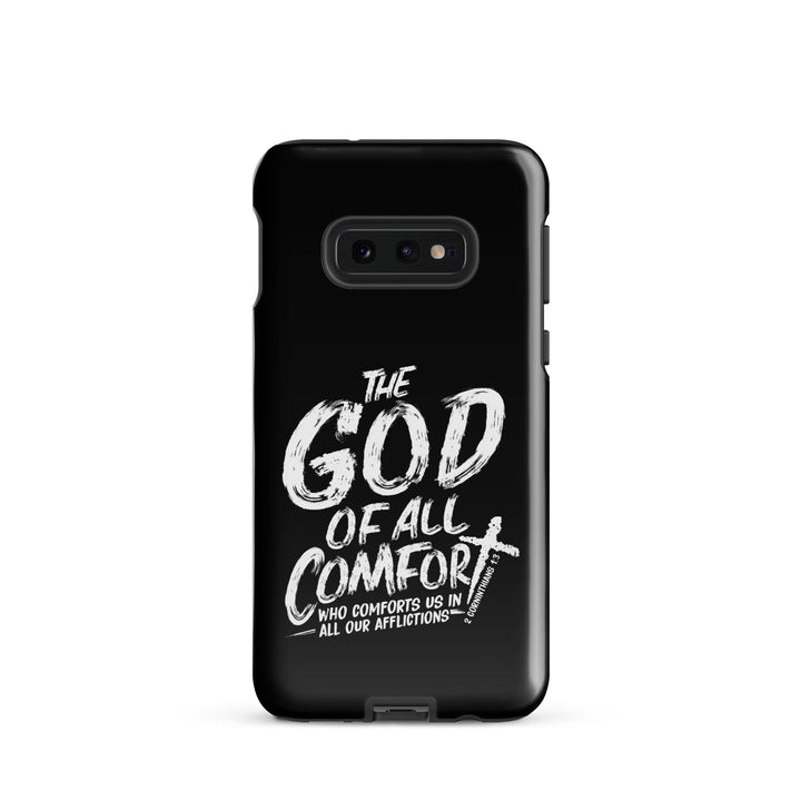 Christian Phone Case God of All Comfort Black for Samsung® Samsung® Phone Cases Glossy Samsung Galaxy S10e 