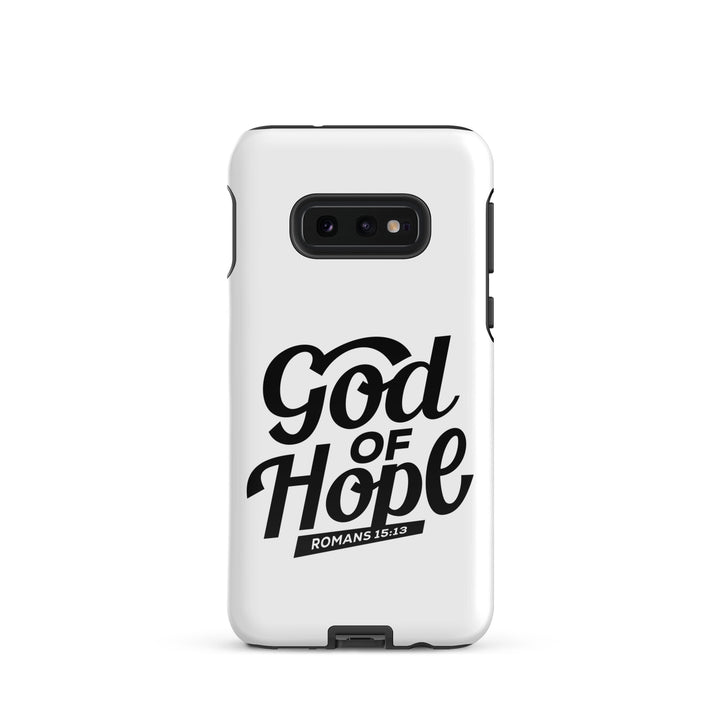 Christian Phone Case God of Hope White for Samsung® Samsung® Phone Cases Glossy Samsung Galaxy S10e 