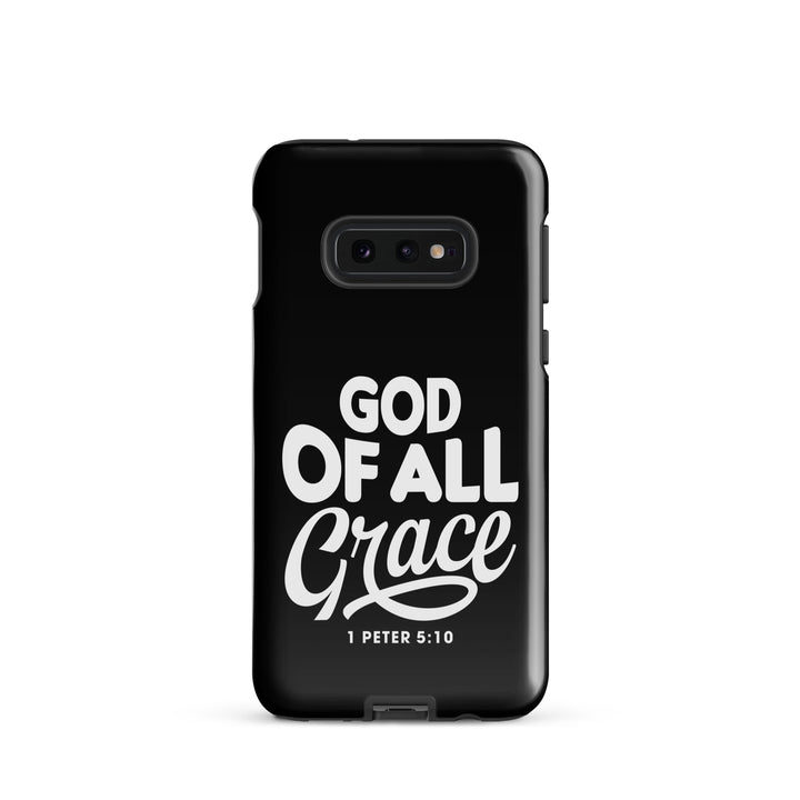 Christian Phone Case God of All Grace Black for Samsung® Samsung® Phone Cases Glossy Samsung Galaxy S10e 