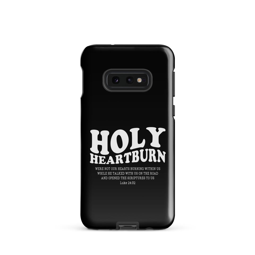 Christian Phone Case Holy Heartburn Black for Samsung® Samsung® Phone Cases Glossy Samsung Galaxy S10e 