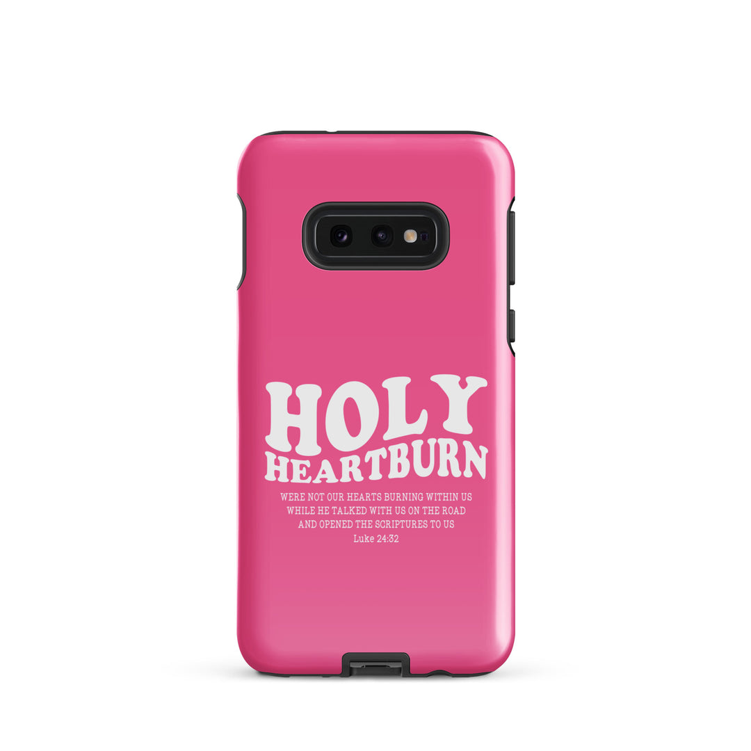 Christian Phone Case Holy Heartburn Pink for Samsung® Samsung® Phone Cases Glossy Samsung Galaxy S10e 