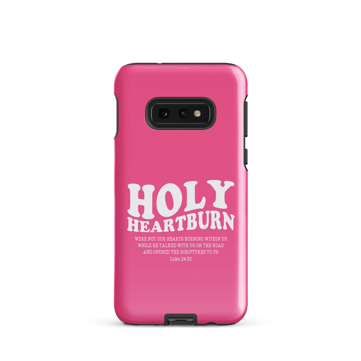 Christian Phone Case Holy Heartburn Pink for Samsung® Samsung® Phone Cases Glossy Samsung Galaxy S10e 