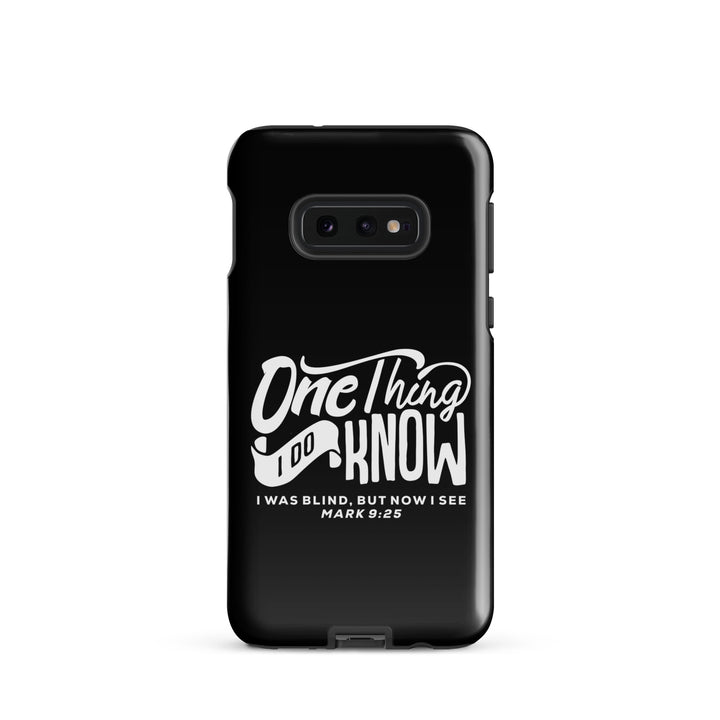 Christian Phone Case Now I See Black for Samsung® Samsung® Phone Cases Glossy Samsung Galaxy S10e 