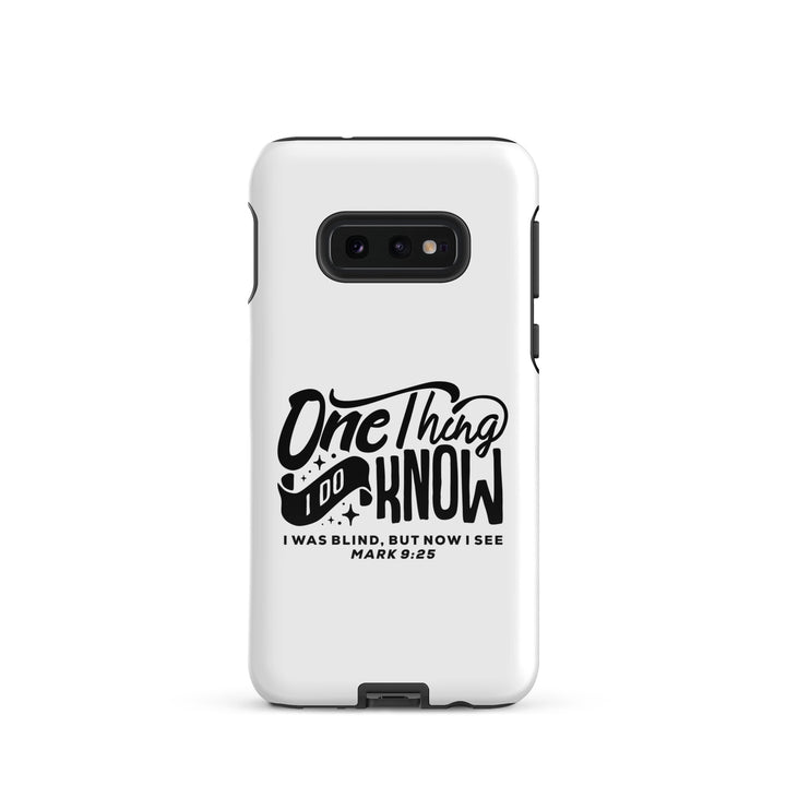 Christian Phone Case Now I See White for Samsung® Samsung® Phone Cases Glossy Samsung Galaxy S10e 