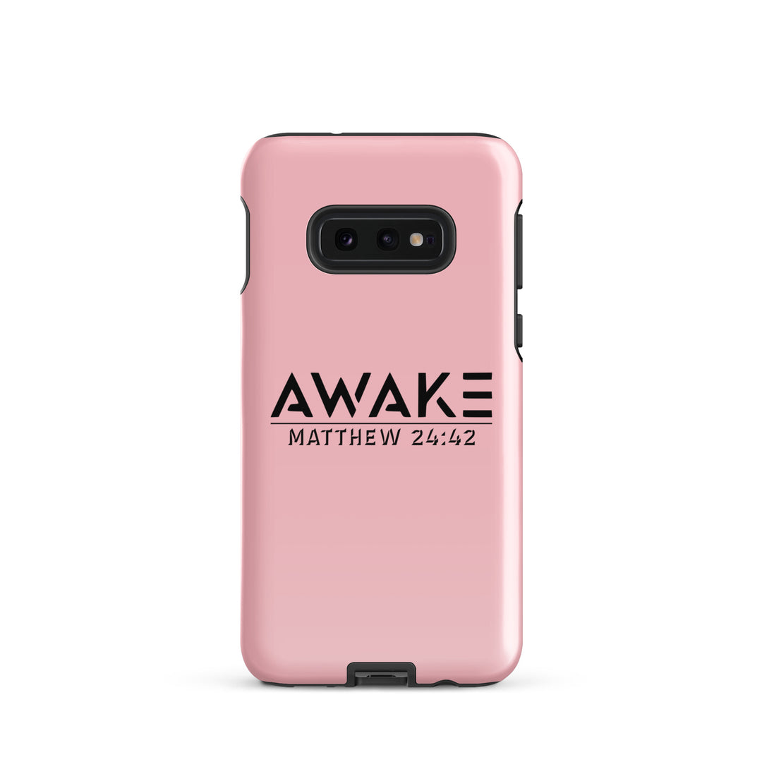 Christian Phone Case Awake  Pink for Samsung® Samsung® Phone Cases Glossy Samsung Galaxy S10e 