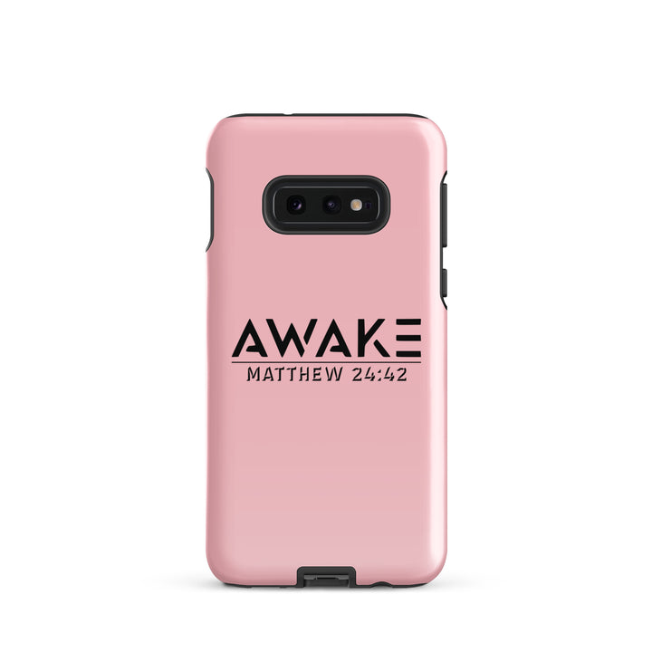 Christian Phone Case Awake  Pink for Samsung® Samsung® Phone Cases Glossy Samsung Galaxy S10e 