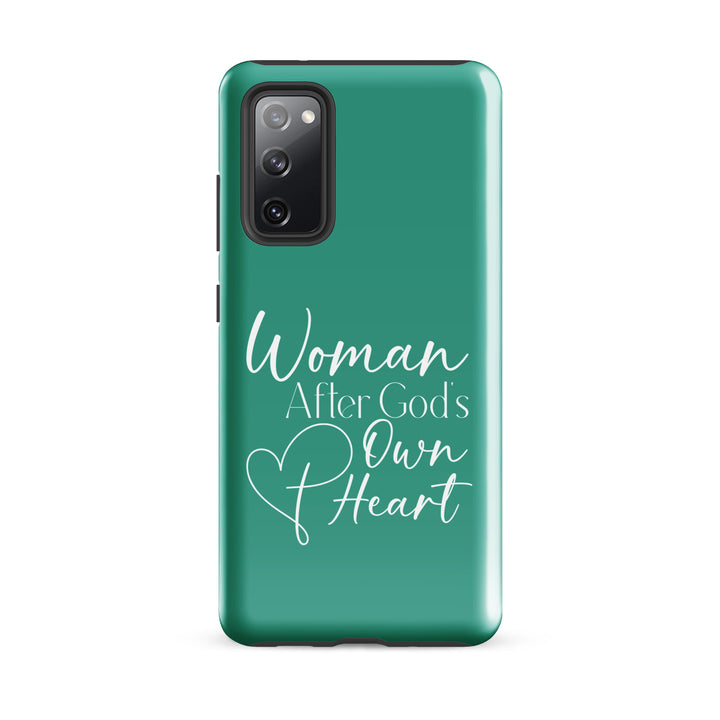 Christian Phone Case Woman After God's Heart for Samsung® Samsung® Phone Cases Glossy Samsung Galaxy S20 FE 