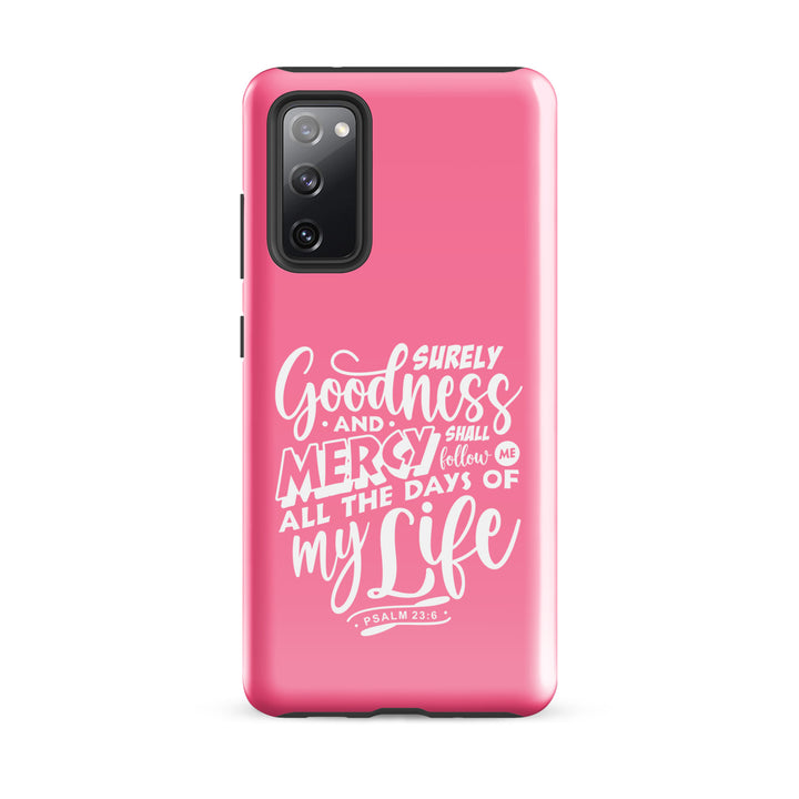 Christian Phone Case Goodness and Mercy for Samsung® Samsung® Phone Cases Glossy Samsung Galaxy S20 FE 