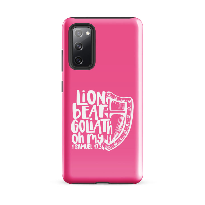 Christian Phone Case Lion Bear Goliath Oh My for Samsung® Samsung® Phone Cases Glossy Samsung Galaxy S20 FE 