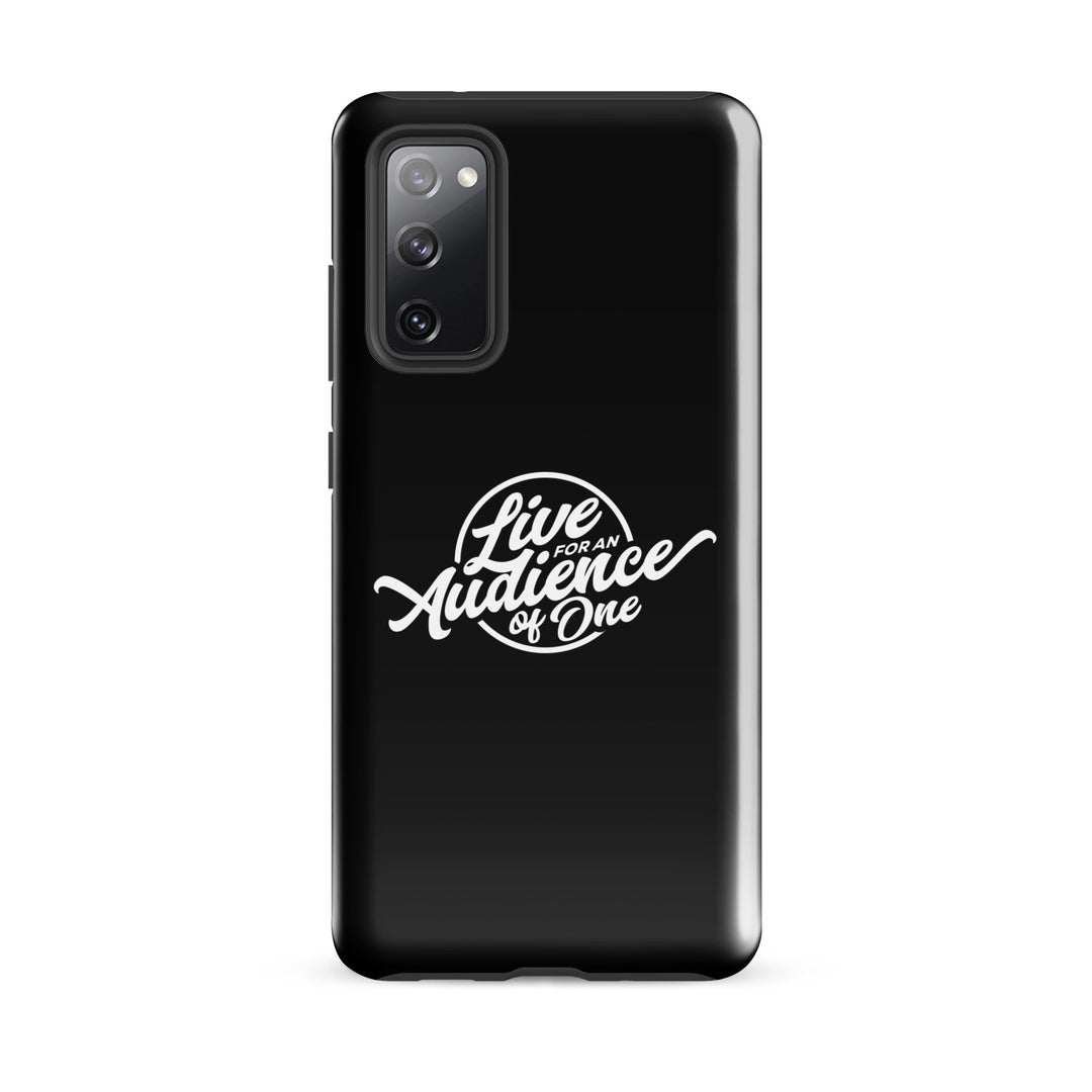 Christian Phone Case Audience of One Black for Samsung® Samsung® Phone Cases Glossy Samsung Galaxy S20 FE 