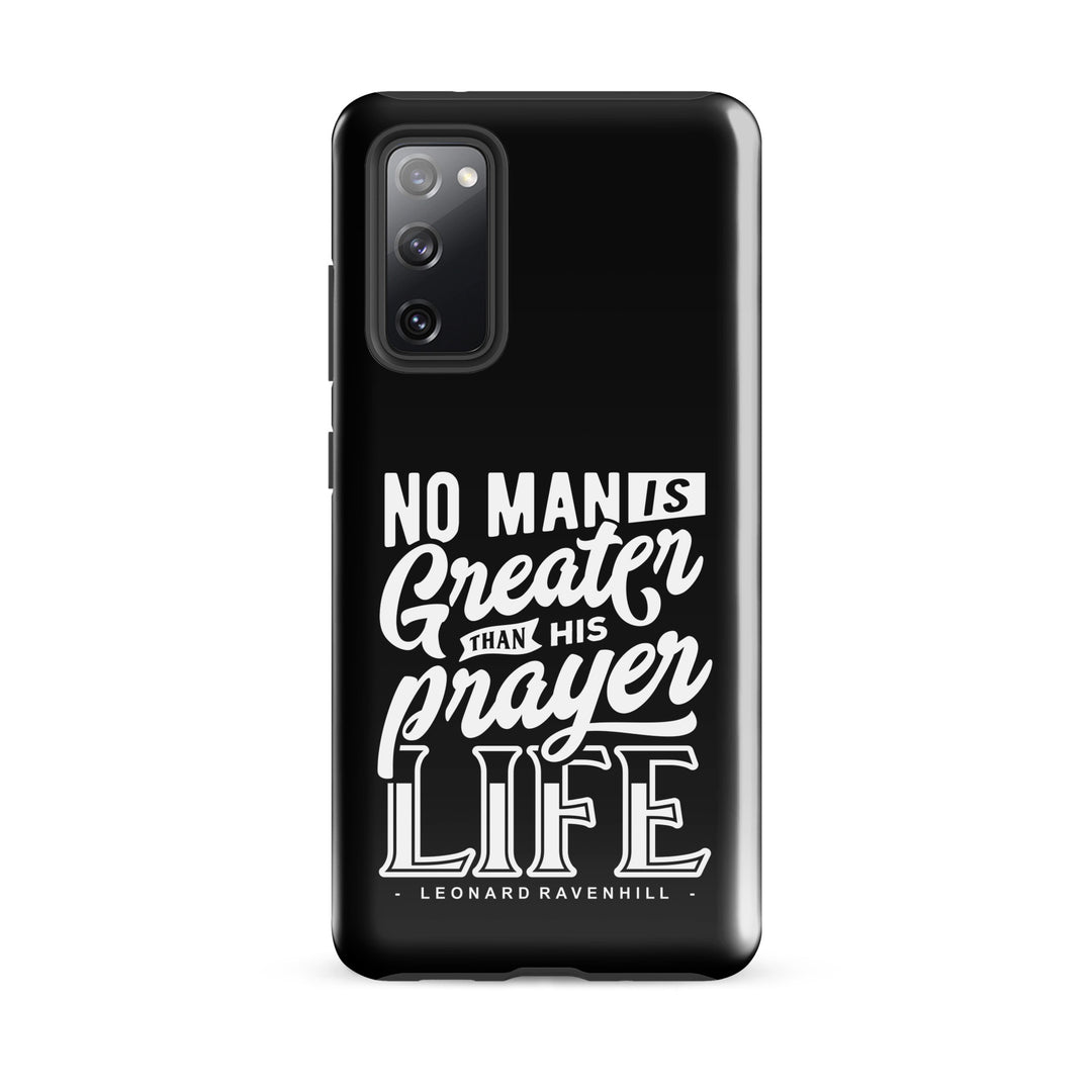 Christian Phone Case Prayer Life Black for Samsung® Samsung® Phone Cases Glossy Samsung Galaxy S20 FE 